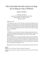 Một số giải pháp hoàn thiện công tác tạo động lực lao động tại công ty mobifone 