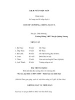 kịch ngắn một màn tỉnh ngộ phòng chống ma tuý