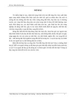 báo cáo đề tài biến đổi khí hậu