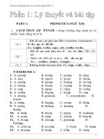 Ôn tập thi TN THPT môn tiếng anh (lý t huyết + bài tập) 