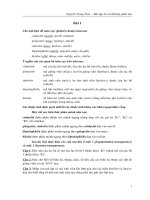 Bài tập cơ sở dữ liệu phân tán