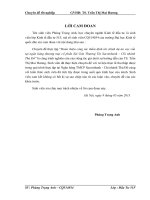 Hoàn thiện công tác thẩm định tài chính dự án vay vốn tại ngân hàng thương mại cổ phần Sài Gòn Thương Tín Sacombank – Chi nhánh Thủ Đô