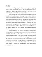 Tiểu luận tìm hiểu và nhận định chung về công ty bảo hiểm nhân thọ hà nội