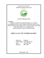 Khảo sát một số đặc điểm sinh học của cá bỗng (spinibarbus denticulatus oshima, 1926) nuôi nhân tạo tại trung tâm đào tạo, nghiên cứu và chuyển giao công nghệ nuôi trồng thủy sản vùng đông bắc   trường đại học nông lâm