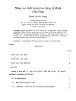 Nâng cao chất lượng lao động kỹ thuật ở hà nam 