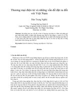 Thương mại điện tử và những vấn đề đặt ra đối với việt nam 