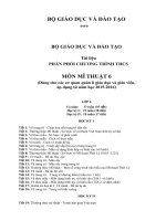 Giáo án mỹ thuạt lớp 6 chuẩn kiến thức, kỹ năng năm học 2015 2016 