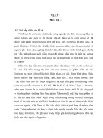 Phân tích hiệu quả kinh tế trong sản xuất và tiêu thụ nấm rơm ở huyện tiên lãng, thành phố hải phòng