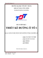 Đồ án thiết kế đường 1