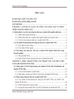 Nâng cao chất lượng đào tạo và phát triển nguồn nhân lực cho Ngân hàng TMCP Công thương Việt Nam chi nhánh TP Hà Nội