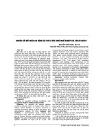 NGHIÊN cứu điều KIỆN LAO ĐỘNG đặc THÙ và sức KHOẺ NGHỀ NGHIỆP của cán bộ QUÂN y