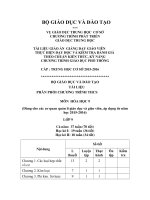 Giáo án hóa học lớp 9 chuẩn kiến thức, kỹ năng năm học 2015 2016 