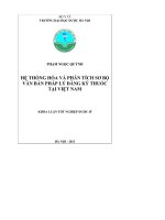 Hệ thống hoá và phân tích sơ bộ văn bản pháp lý đăng ký thuốc tại việt nam