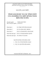 Tính giải được và các tính chất của nghiệm của một số bài toán biên phi tuyến (2)