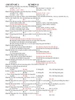 Chuyên đề sự điện li