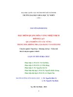 Đặc điểm quặng hóa vàng nhiệt dịch đới đà lạt qua nghiên cứu các vùng  trảng sim, krông pha, gia bang và suối linh