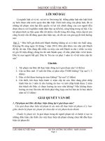 Bài tập học kì môn hình sự một