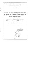 Đánh giá khả năng giải phóng dược chất và độ ổn định của viên nang cloramphenicol sản xuất trong nước