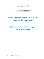 Chiến lược sản phẩm trong phối thức marketing