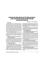 DỰ báo NHU cầu GIƯỜNG BỆNH nội TRÚ ở hải PHÒNG vào năm 2020 và một số GIẢI PHÁP đáp ỨNG NHU cầu KHÁM CHỮA BỆNH của NHÂN dân vào năm 2020