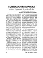 SỰ cải THIỆN KIẾN THỨC về một số BỆNH lây TRUYỀN QUA ĐƯỜNG TÌNH dục của CÔNG NHÂN một số NHÀ máy MAY CÔNG NGHIỆP tại TỈNH BÌNH DƯƠNG và THÀNH PHỐ hồ CHÍ MINH SAU một năm CAN THIỆP TRUYỀN THÔNG