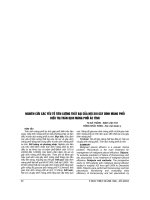 NGHIÊN cứu các yếu tố TIÊN LƯỢNG THẤT bại của nội SOI gây DÍNH MÀNG PHỔI điều TRỊ TRÀN DỊCH MÀNG PHỔI ác TÍNH