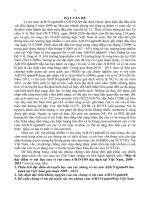 Tóm tắt luận án một số đặc điểm vi rút học của vi rút cúm AH1N109 đại dịch tại việt nam, 2009   2013 