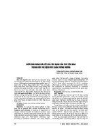 BƯỚC đầu ĐÁNH GIÁ kết QUẢ tác DỤNG của TRÀ TIÊN MAO TRONG điều TRỊ BỆNH rối LOẠN CƯƠNG DƯƠNG