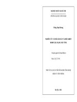 Tóm tắt luận án nghiên cứu vấn đề giám sát và điều khiển robot qua mạng máy tính