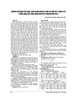 NGHIÊN cứu BỆNH sâu RĂNG, VIÊM QUANH RĂNG và một số HIỂU BIẾT, HÀNH VI về PHÒNG BỆNH của CÔNG NHÂN NHÀ máy CHINFON năm 2010