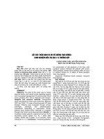 LIỆT dây THẦN KINH VII DO vỡ XƯƠNG THÁI DƯƠNG KINH NGHIỆM điều TRỊ QUA 112 TRƯỜNG hợp