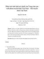 Phân tích tình hình tài chính của trung tâm sản xuất phim truyền hình việt nam – đài truyền hình việt nam 