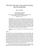 Phát hiện mặt người trong ảnh theo hướng tiếp cận thành phần 