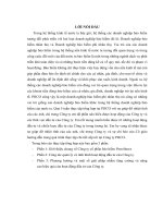 Công tác quản lý, tình hình hoạt động, phương hướng và một số giải pháp nhằm tăng cường và nâng cao hiệu quả của hoạt động đầu tư của công ty cổ phần bảo hiểm petrolimex