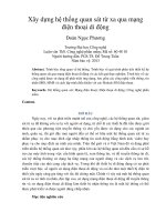 Xây dựng hệ thống quan sát từ xa qua mạng điện thoại di động 