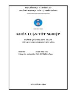 Một số giải pháp marketing nhằm tăng doanh thu của khách sạn level thuộc công ty cổ phần đầu tư và du lịch LV hải phòng 