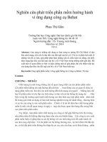 Nghiên cứu phát triển phần mềm hướng hành vi ứng dụng công cụ behat 