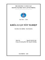 Một số giải pháp nâng cao hiệu quả hoạt động tín dụng tại ngân hàng nông nghiệp và phát triển nông thôn – chi nhánh huyện hoành bồ 