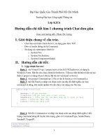 Hướng dẫn chi tiết làm 1 chương trình chat đơn giản