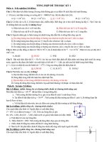 Tổng hợp đề thi học kỳ i + đề cương ôn tập VL11 