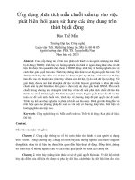 Ứng dụng phân tích mẫu chuỗi tuần tự vào việc phát hiện thói quen sử dụng các ứng dụng trên thiết bị di động 