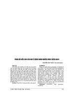 PHÂN bố KIỂU GEN của HBV ở BỆNH NHÂN NHIỄM VIRUS VIÊM GAN b