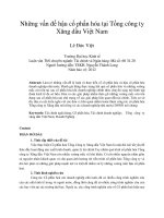 Những vấn đề hậu cổ phần hóa tại tổng công ty xăng dầu việt nam