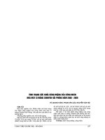 TÌNH TRẠNG sức KHỎE RĂNG MIỆNG của CÔNG NHÂN NHÀ máy XI MĂNG CHINFON hải PHÒNG năm 2008   2009