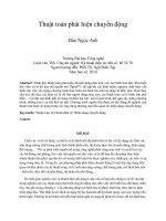 Thuật toán phát hiện chuyển động 