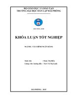 Một số giải pháp nâng cao hiệu quả hoạt động cho vay tại ngân hàng nông nghiệp và phát triển nông thôn   chi nhánh an lão 