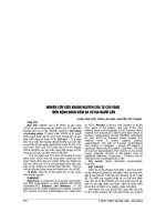 NGHIÊN cứu SIÊU KHÁNG NGUYÊN của tụ cầu VÀNG TRÊN BỆNH NHÂN VIÊM DA cơ địa NGƯỜI lớn