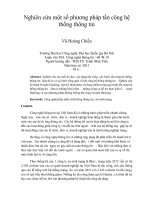 Nghiên cứu một số phương pháp tấn công hệ thống thông tin 