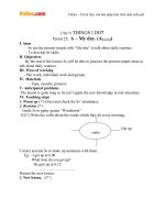 Giáo án tiếng anh 6 unit 5 things i do