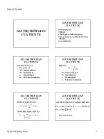 Giá trị thời gian của tiền tệ